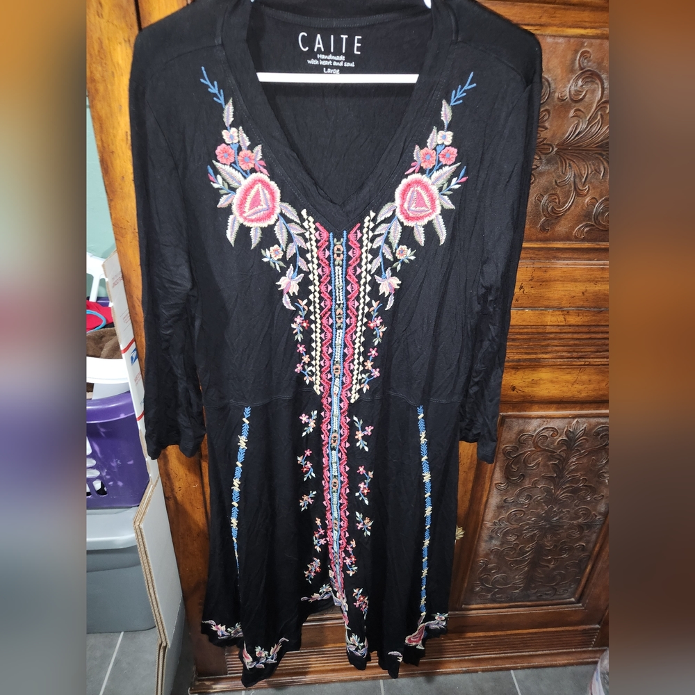 Caite embroidered dress